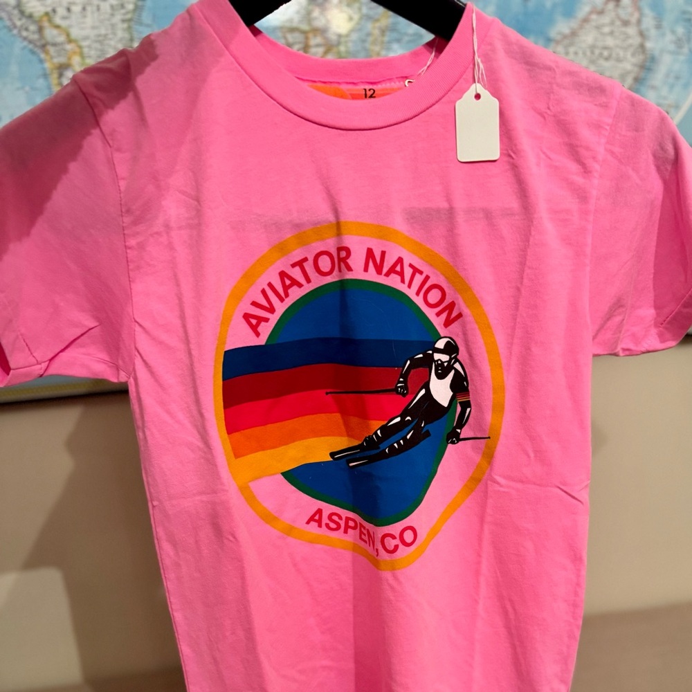Kids size 12 Aviator Nation Pink